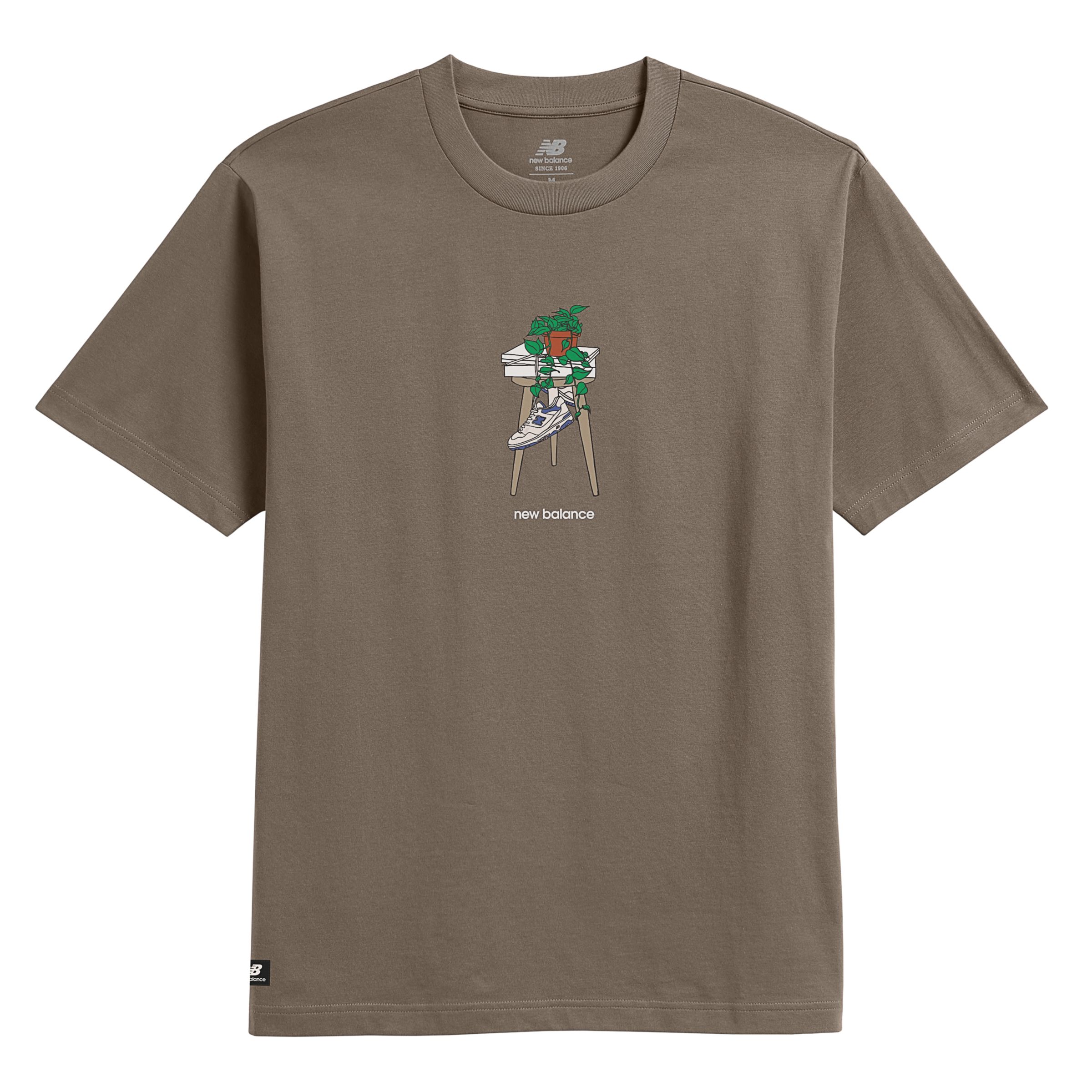 

New Balance Men's 550 Houseplant Graphic Tee Brown - Brown