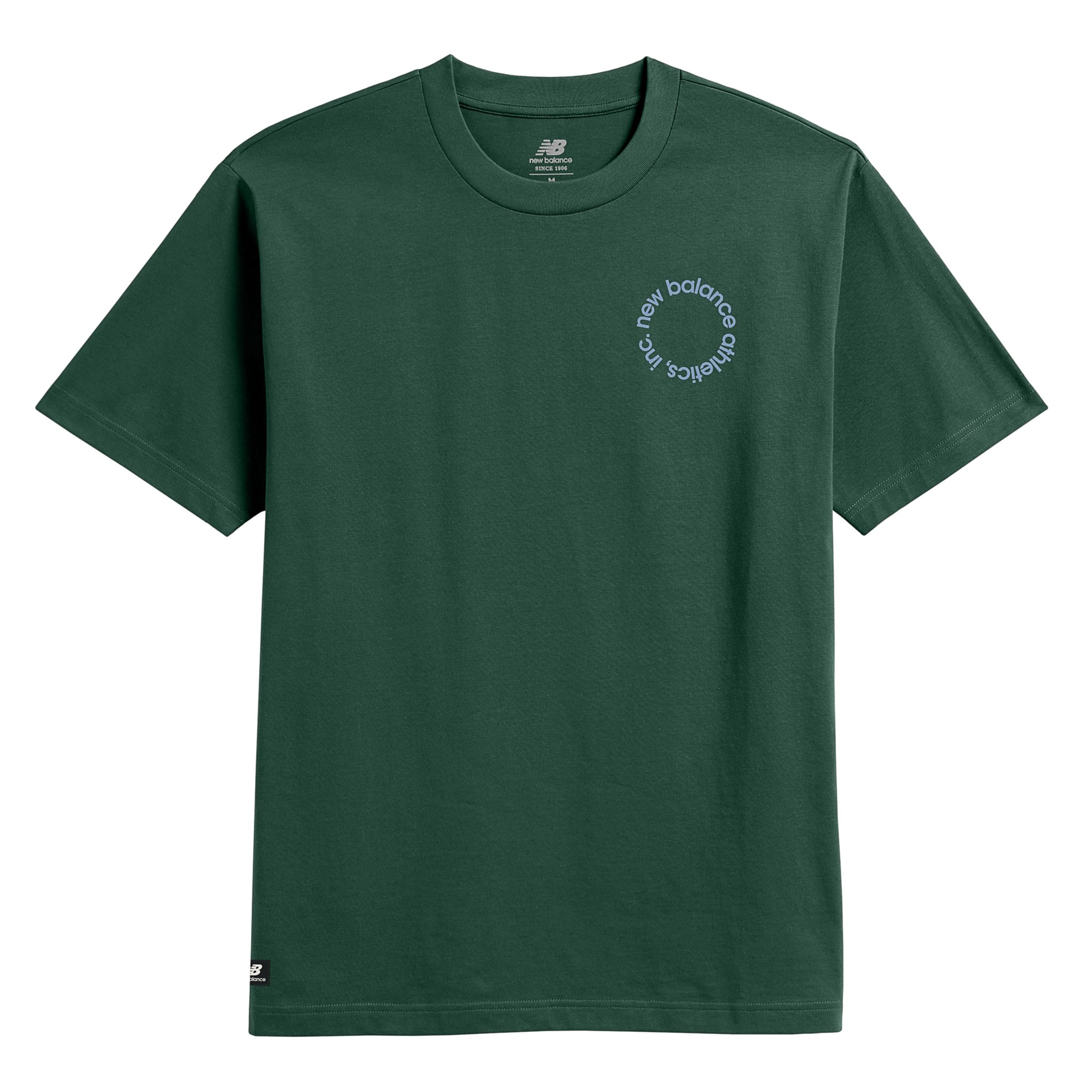 

New Balance Men's Circular Logo Graphic Tee Green - Green