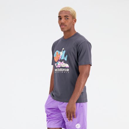 Hoops Cotton Jersey Short Sleeve T-shirt
