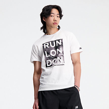 New Balance London Edition Print Tee, MT31604DWT image number null