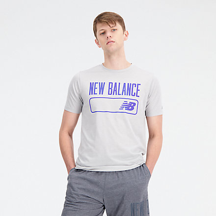 New Balance Tenacity Heathertech Graphic T-Shirt, MT33071AG image number null