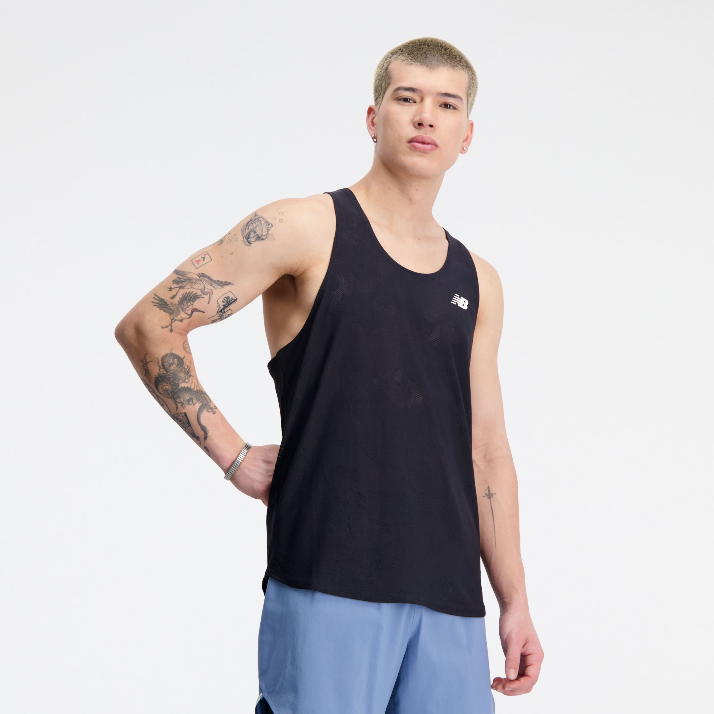 Herren Q Speed Jacquard Singlet - New Balance