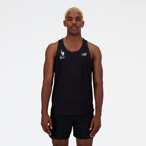 

New Balance Men's NYC Marathon Q Speed Jacquard Singlet Black - Black