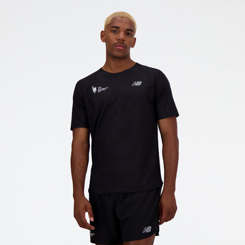 

New Balance Men's NYC Marathon Q Speed Jacquard Short Sleeve Black - Black