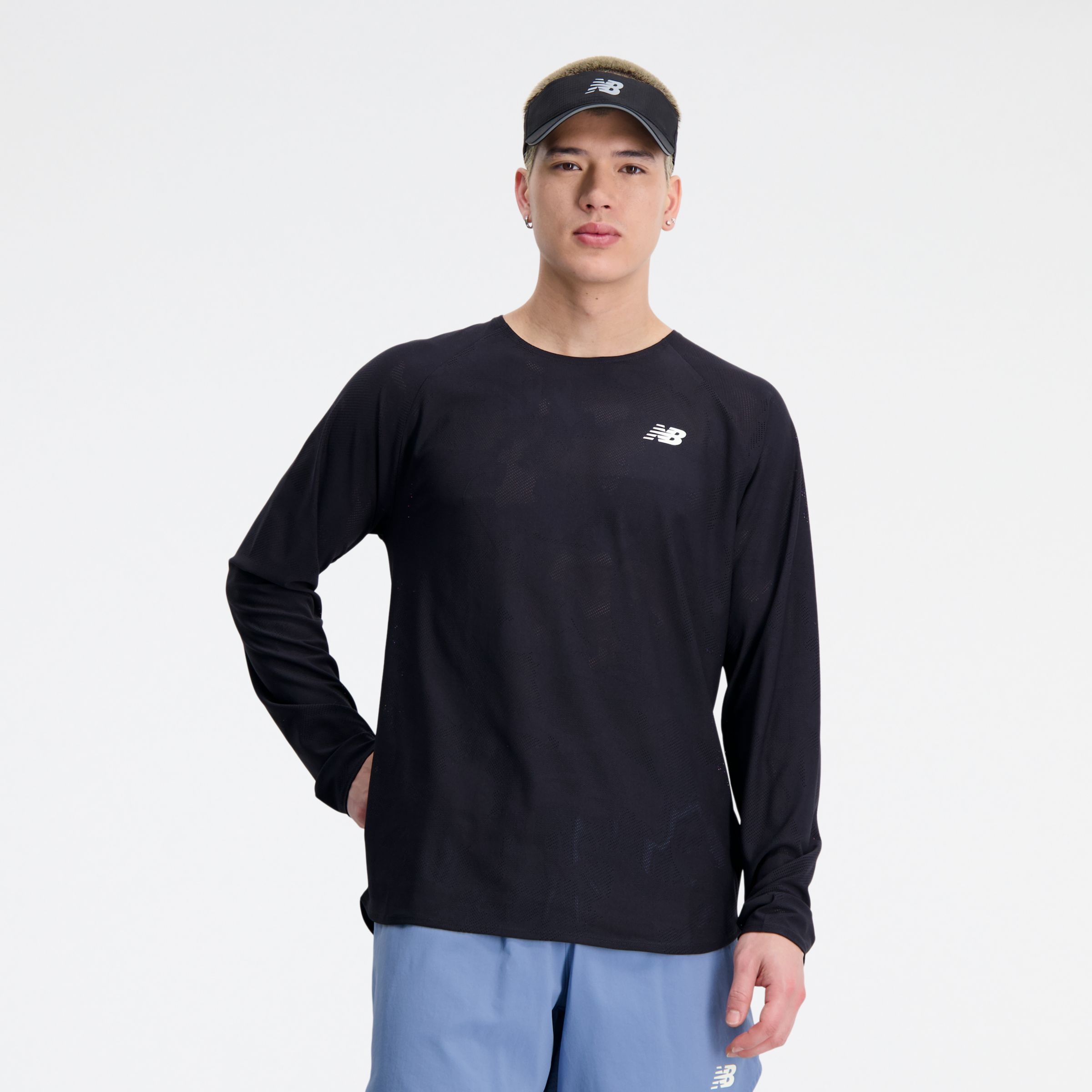 Herren Q Speed Jacquard Long Sleeve - New Balance 