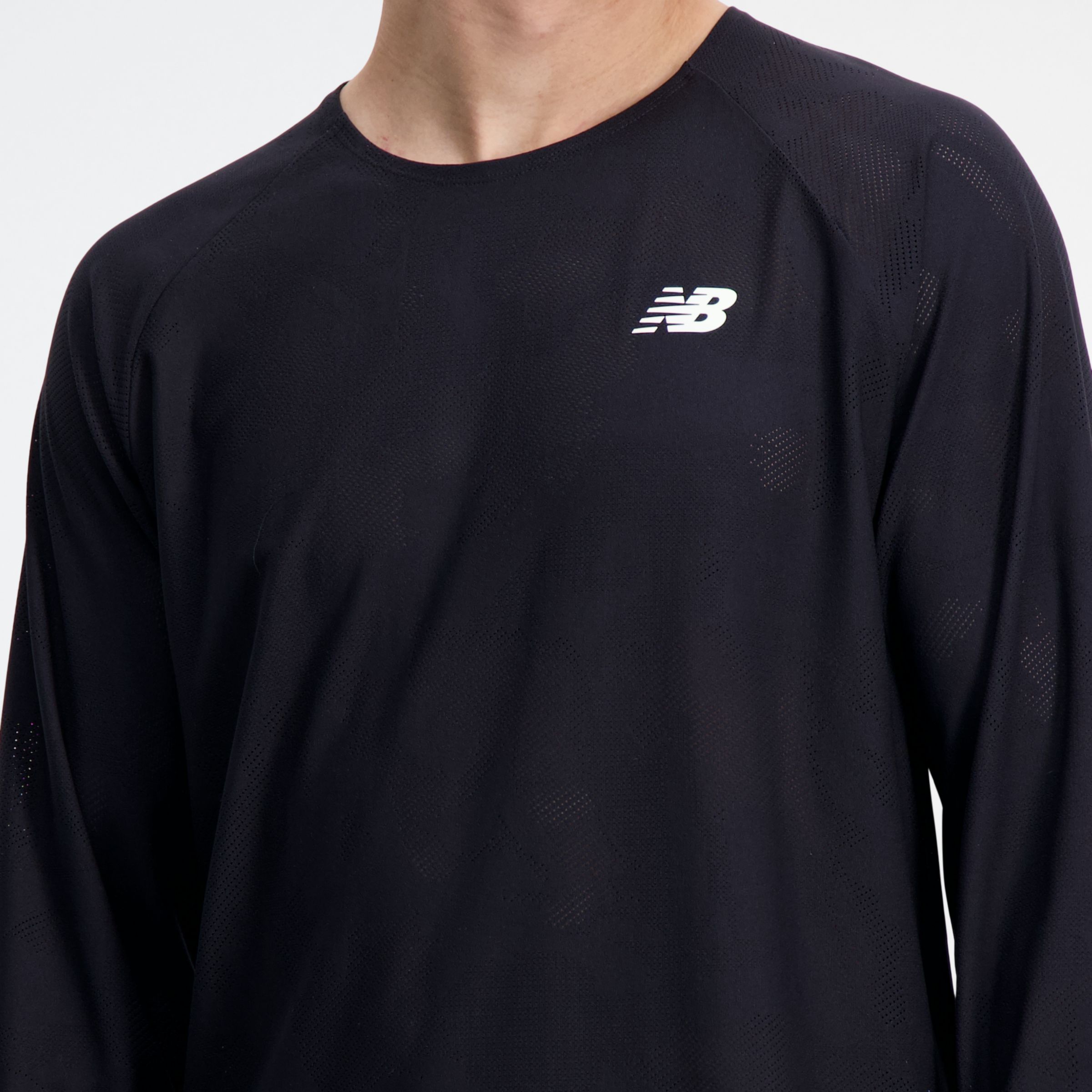 Herren Q Speed Jacquard Long Sleeve - New Balance