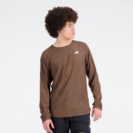 New balance men's long cheap sleeve shirt