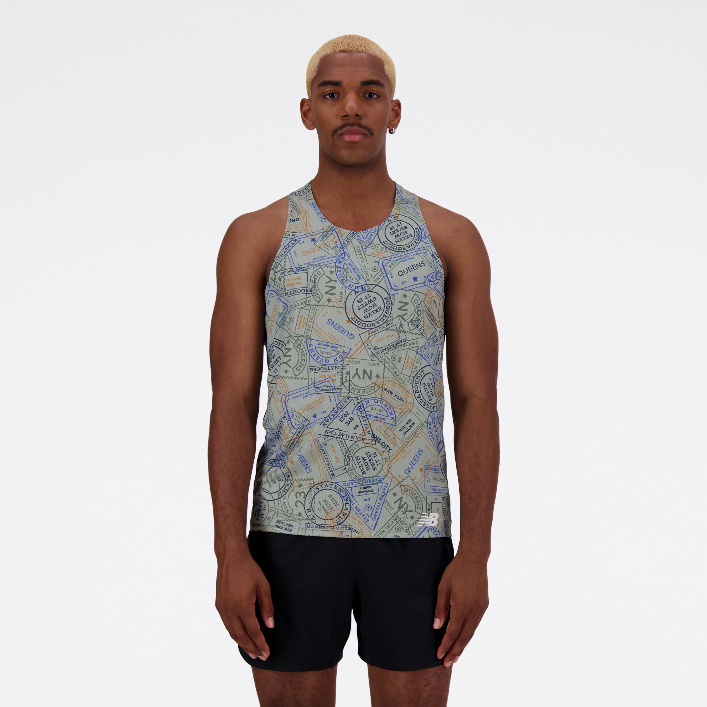 

New Balance Men's Run For Life Printed Singlet Print / Pattern / Misc - Print / Pattern / Misc