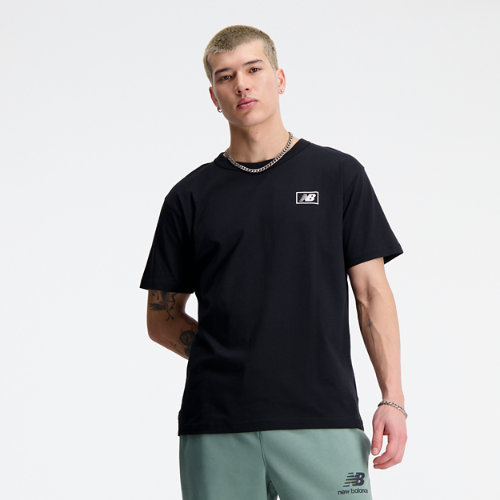 

New Balance Men's NB Essentials Graphic T-Shirt Black - Black