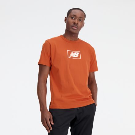 NB Essentials Logo T-Shirt, RUST OXIDE, MT33512ROX
