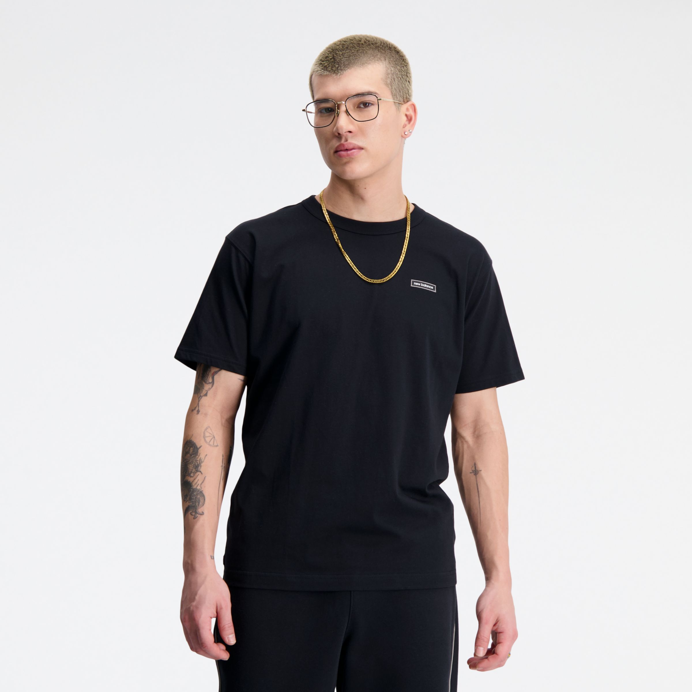 

New Balance Men's Essentials Winter T-Shirt Black - Black