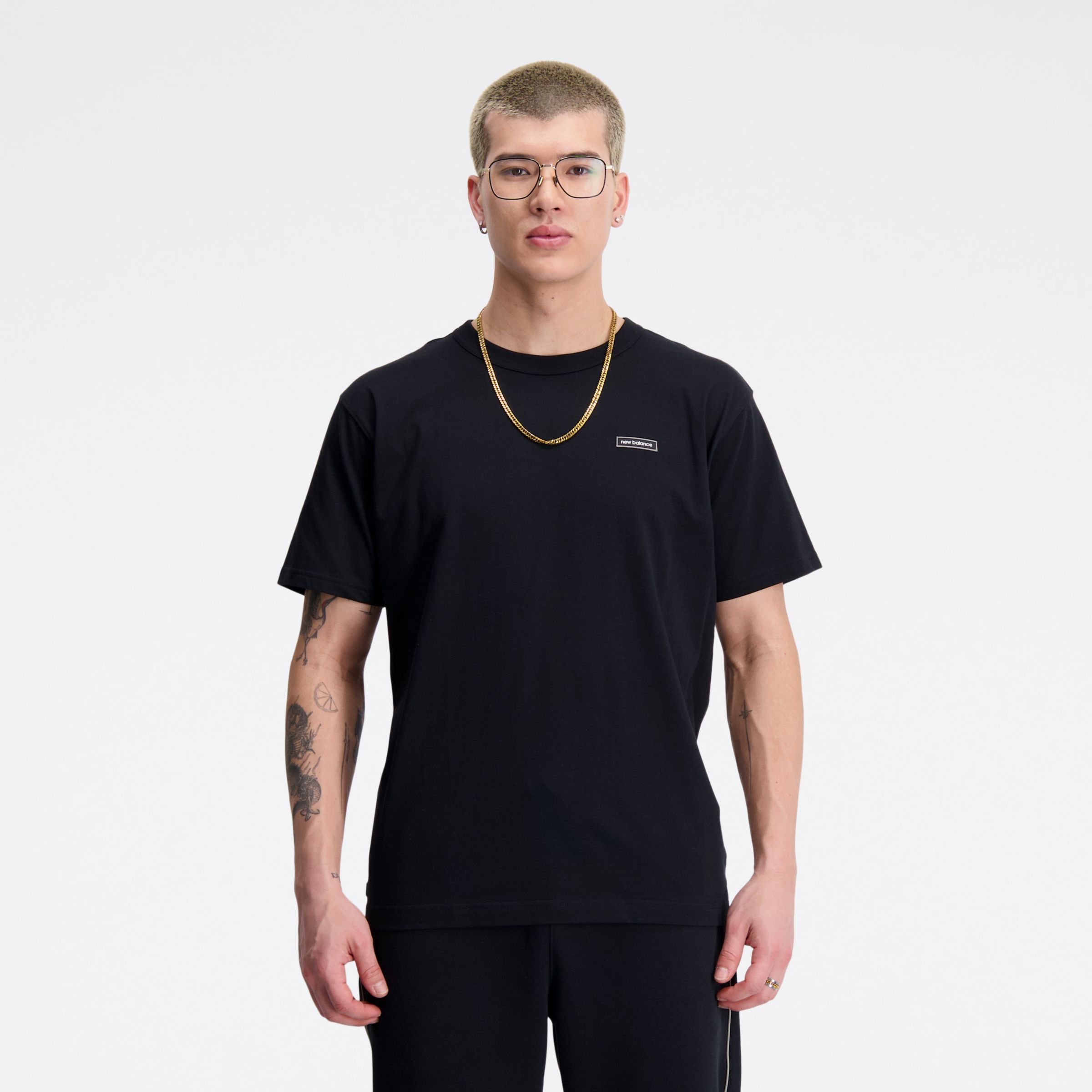 

New Balance Men's Essentials Winter T-Shirt Black - Black