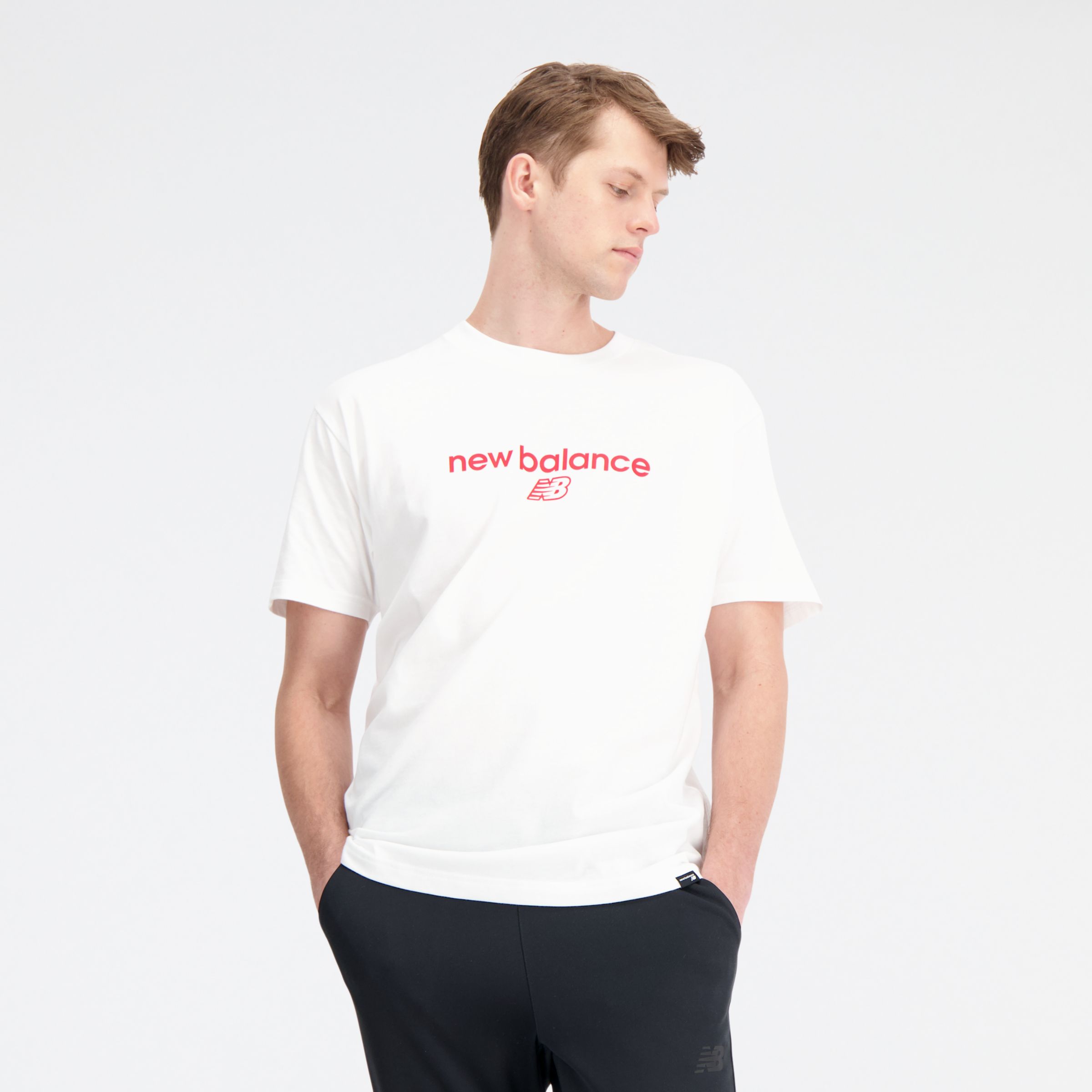 New Balance Uomo NB Sport Seasonal Graphic Brand T-Shirt, Cotone, Taglia 2XL