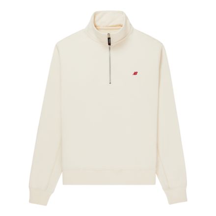 White quarter zip on sale fleece