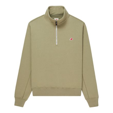 New Balance washed hoodie with logo in off white