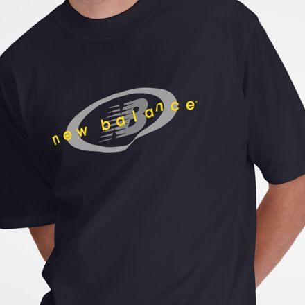 New balance logo outlet t shirt