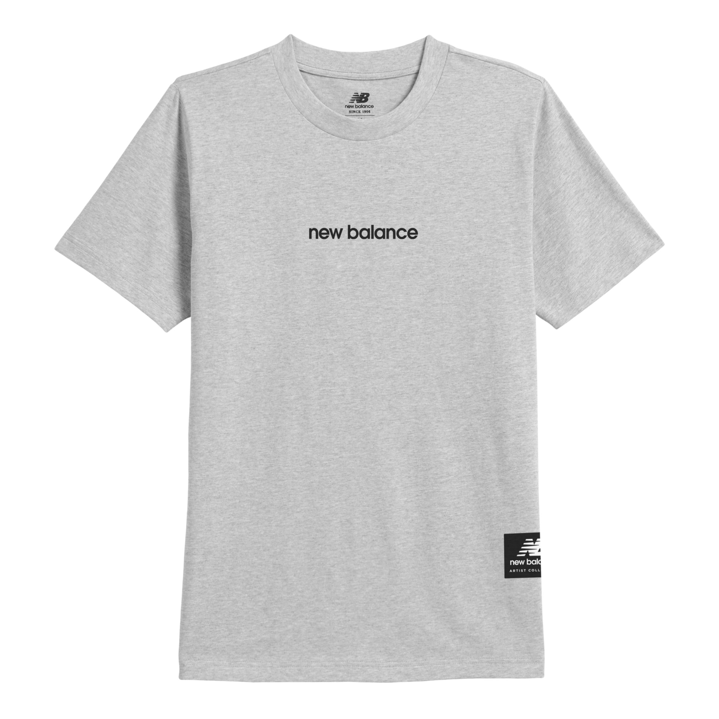 

New Balance Men's Athletics Literature T-Shirt Grey - Grey