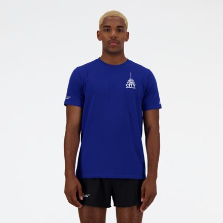 Logo Athletic Men's T-Shirt - Blue - XL