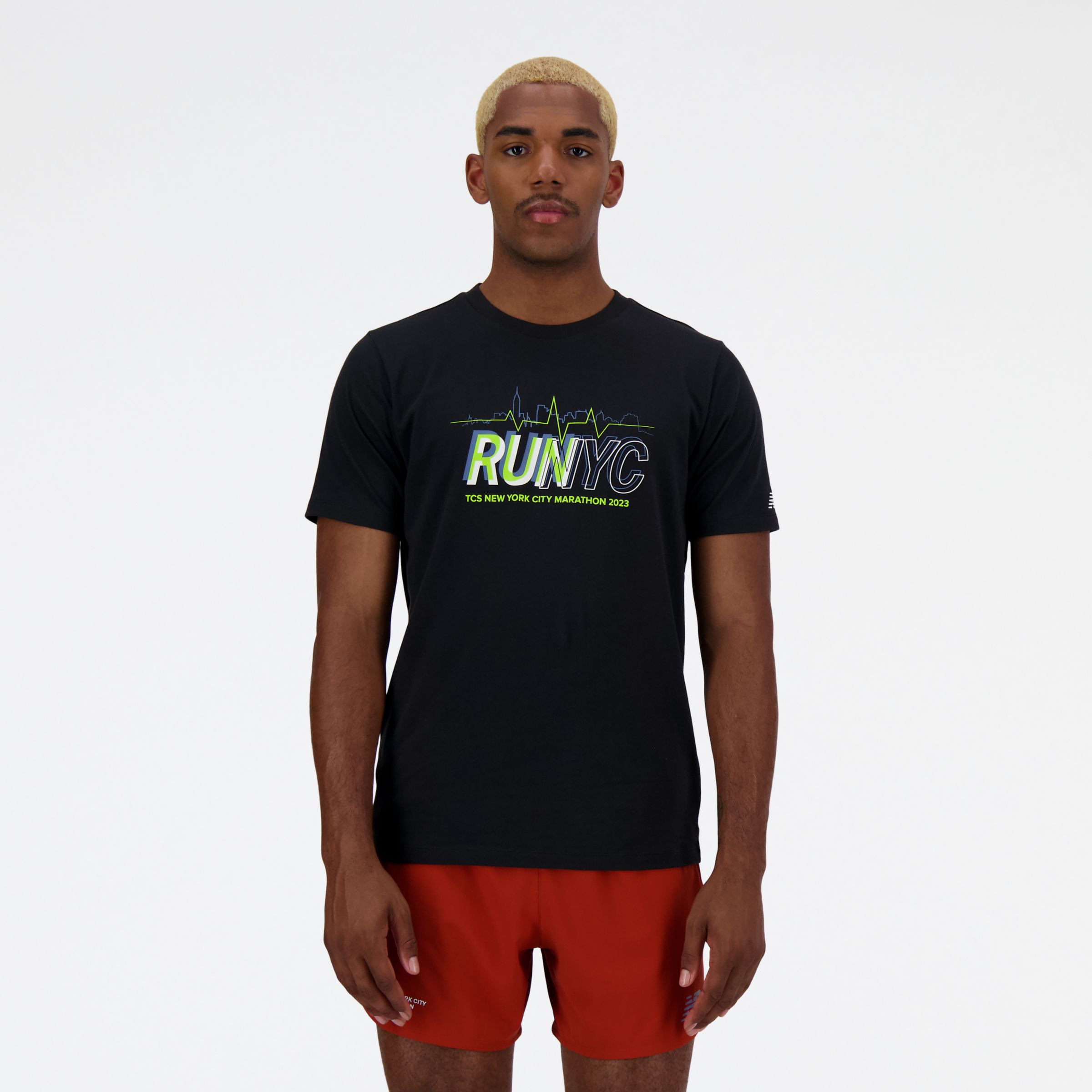 

New Balance Men's NYC Marathon Graphic T-Shirt Black - Black