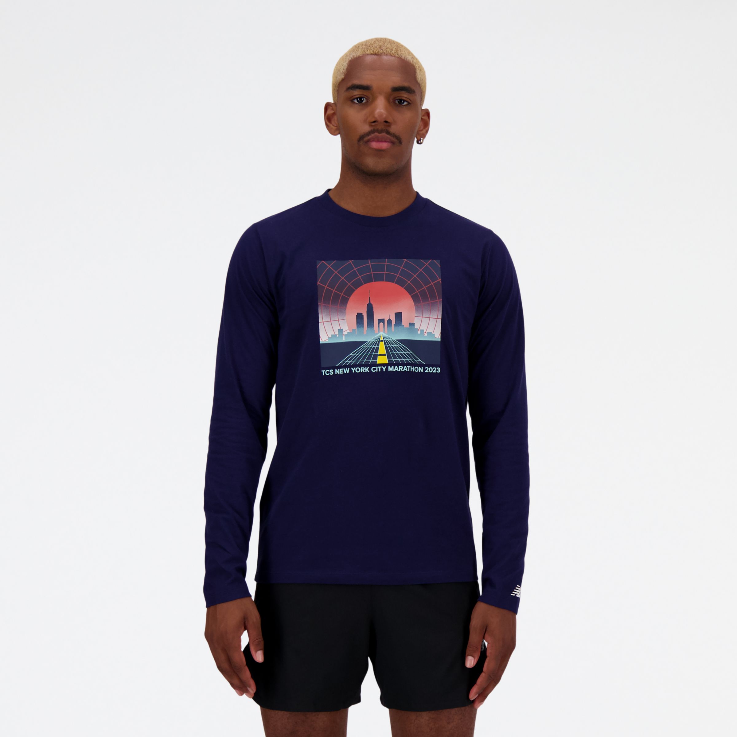 

New Balance Men's NYC Marathon Graphic T-Shirt Blue - Blue