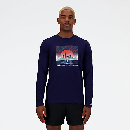 New Balance NYC Marathon Graphic T-Shirt, MT33610MPGM image number null