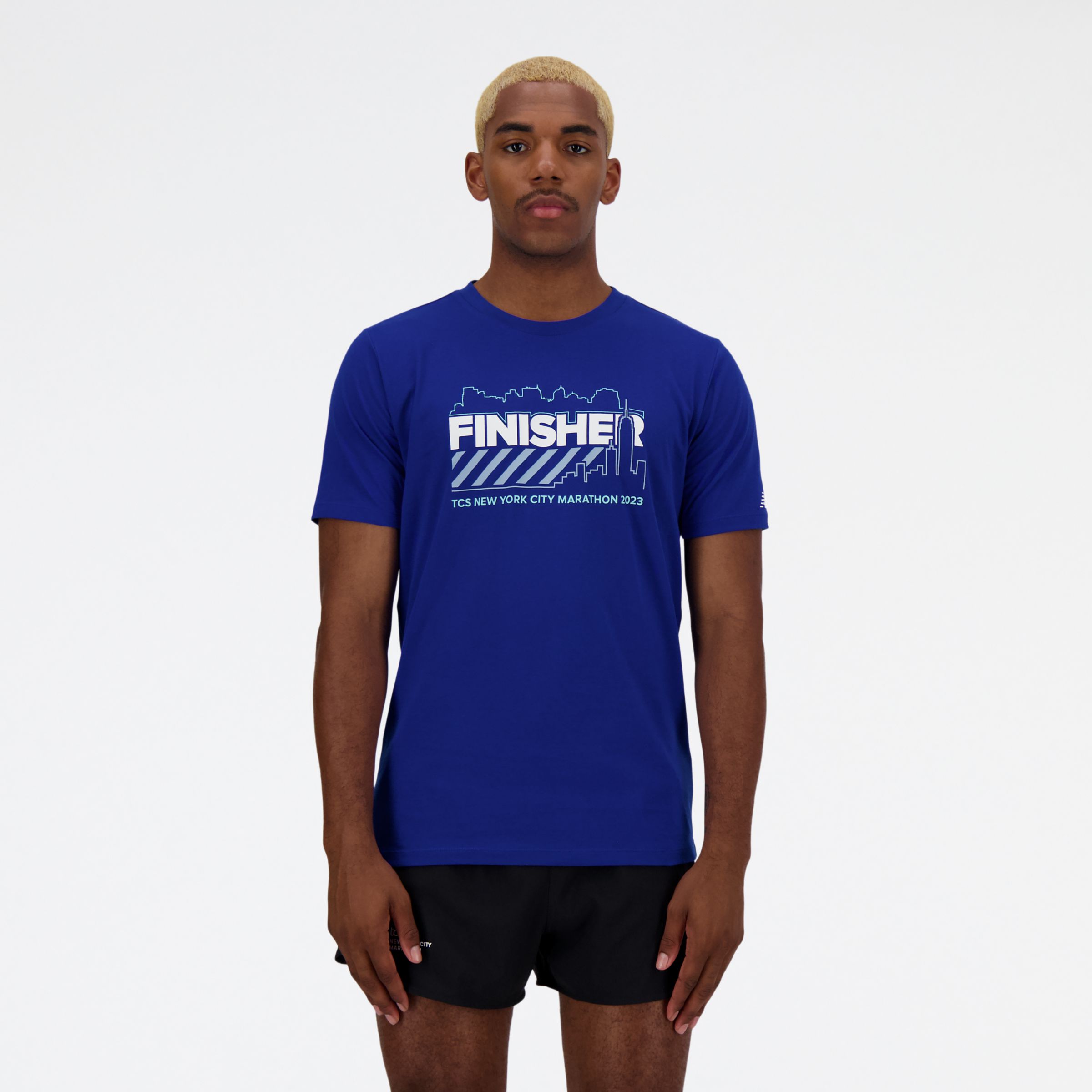 

New Balance Men's NYC Marathon Graphic T-Shirt Blue - Blue
