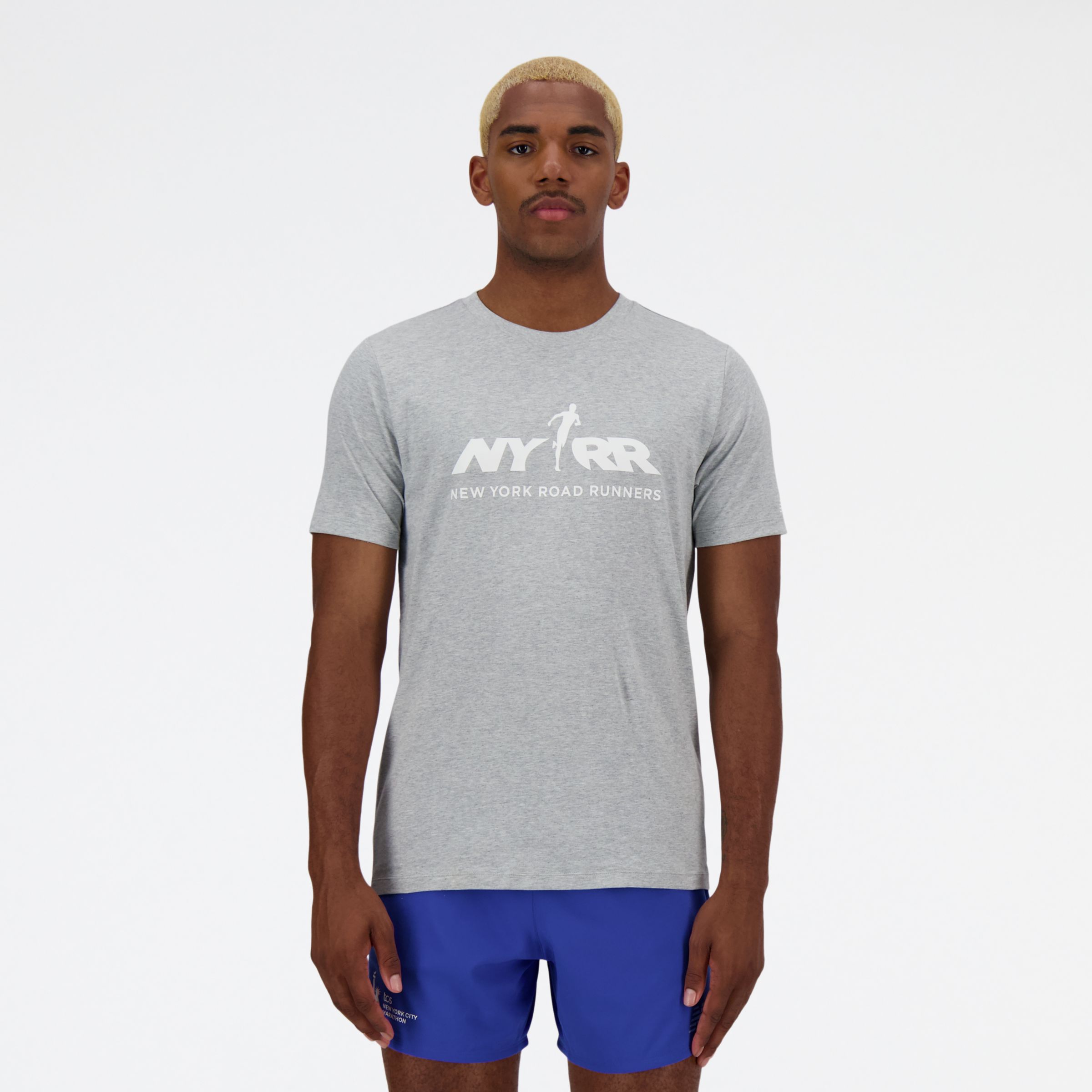 

New Balance Men's Run For Life Graphic T-Shirt Grey - Grey