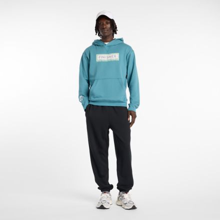 United Airlines NYC Half Finisher Athletics Hoodie, BIG TEAL, MT342AAAZ