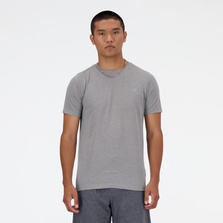 New Balance ESSENTIALS CAFE - T-shirt imprimé - white/blue/blanc 