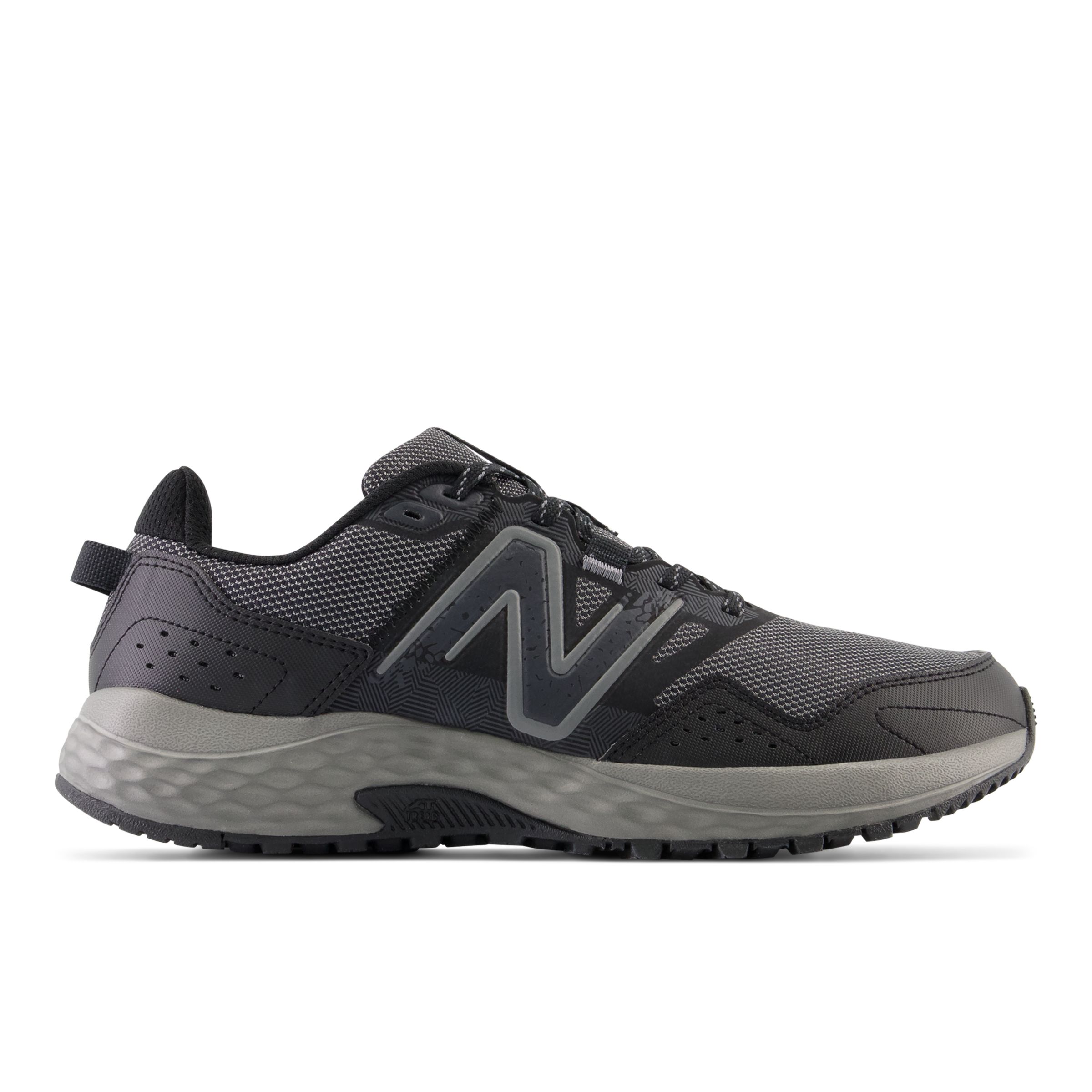 New Balance Men's 410v8 in Black/Grey Synthetic, size 12.5