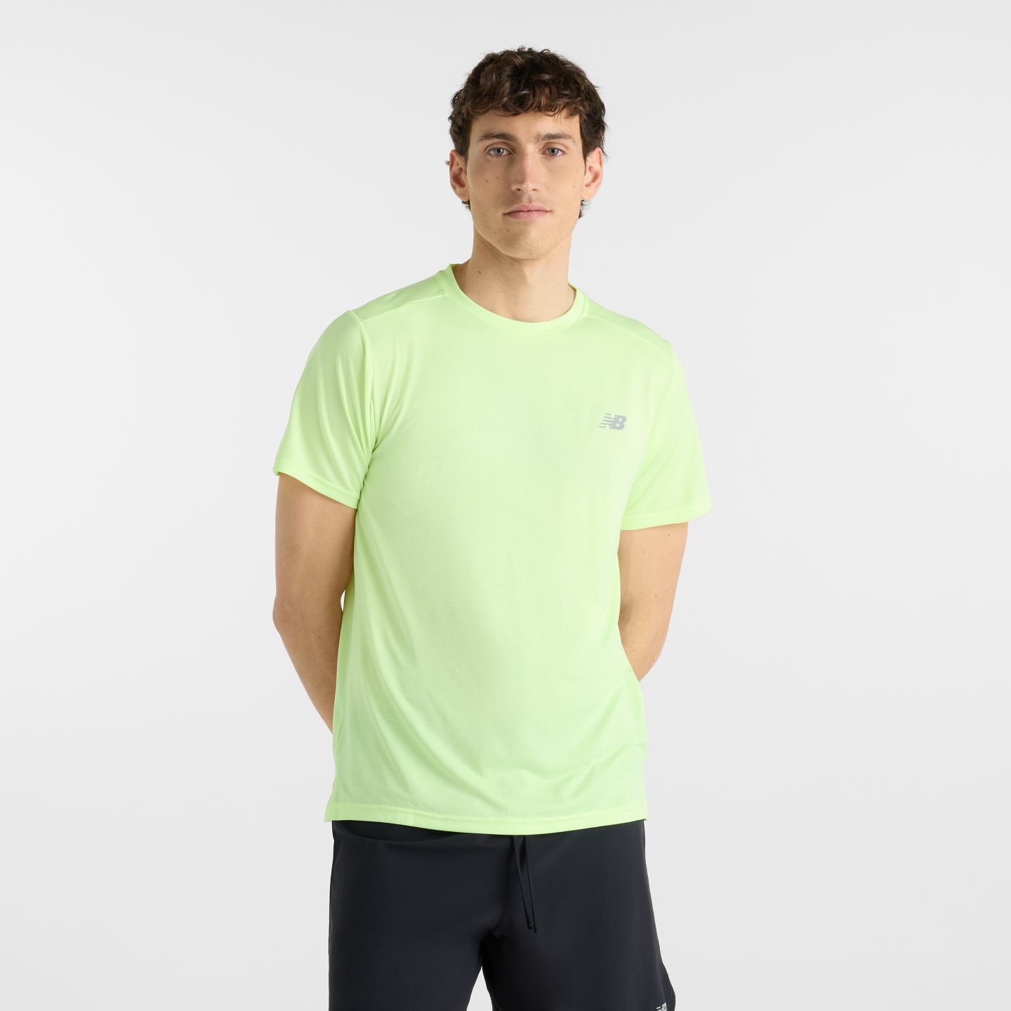 Мужская футболка New Balance Sport Essential, цвет: Серый — фото 1