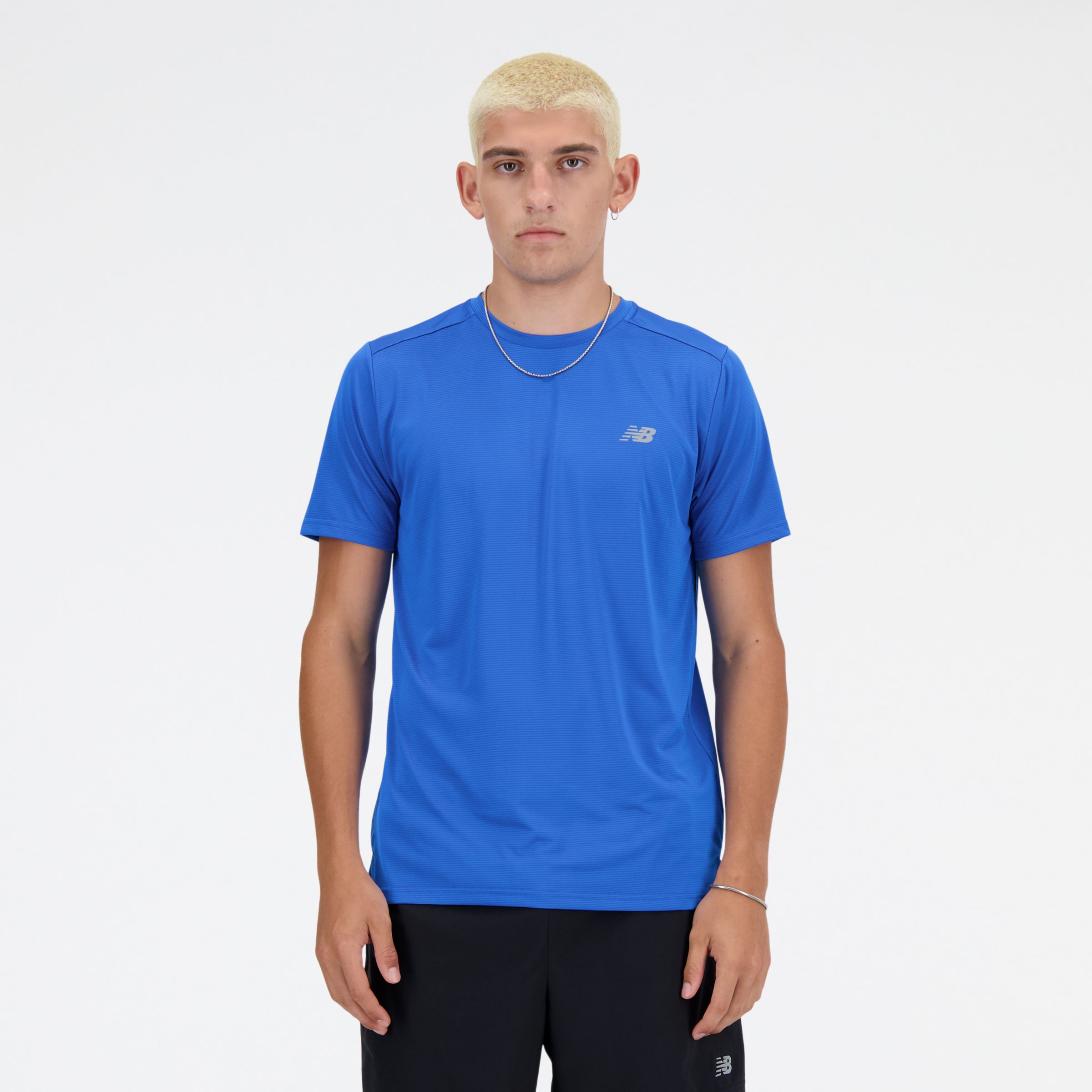 뉴발란스 New Balance Sport Essentials T-Shirt,BLUE OASIS