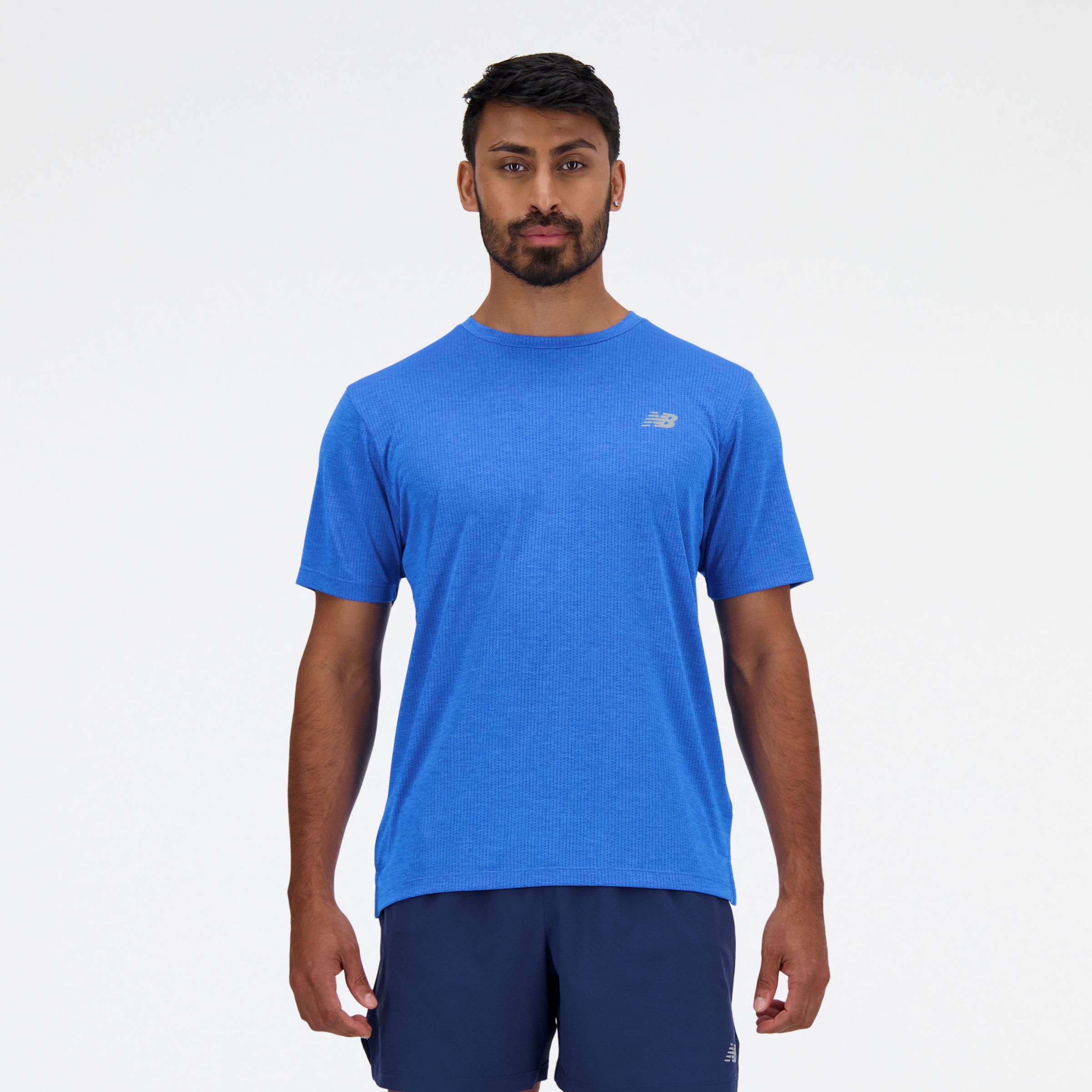 뉴발란스 New Balance Athletics T-Shirt,BLUE OASIS HEATHER