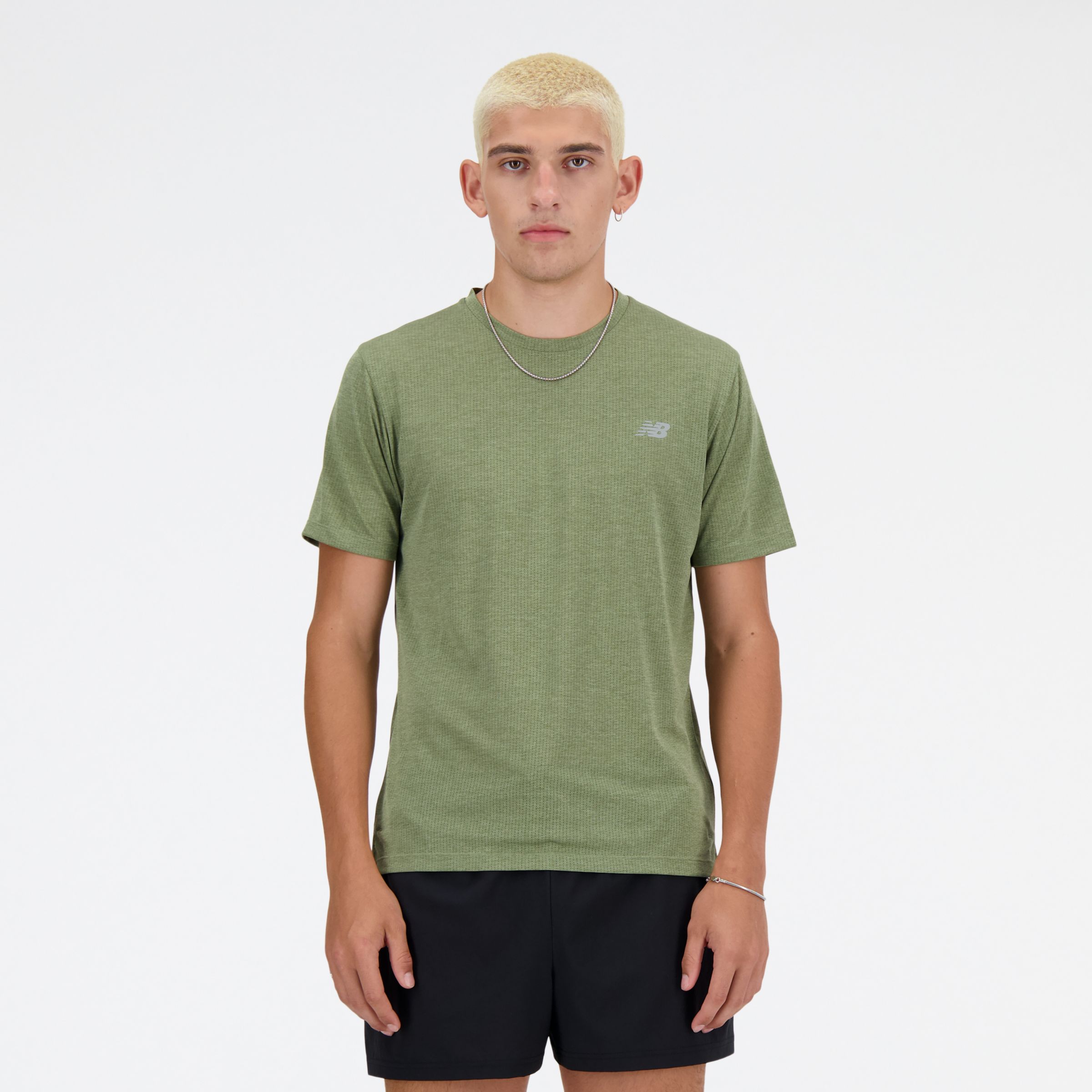 뉴발란스 New Balance Athletics T-Shirt,DARK OLIVINE