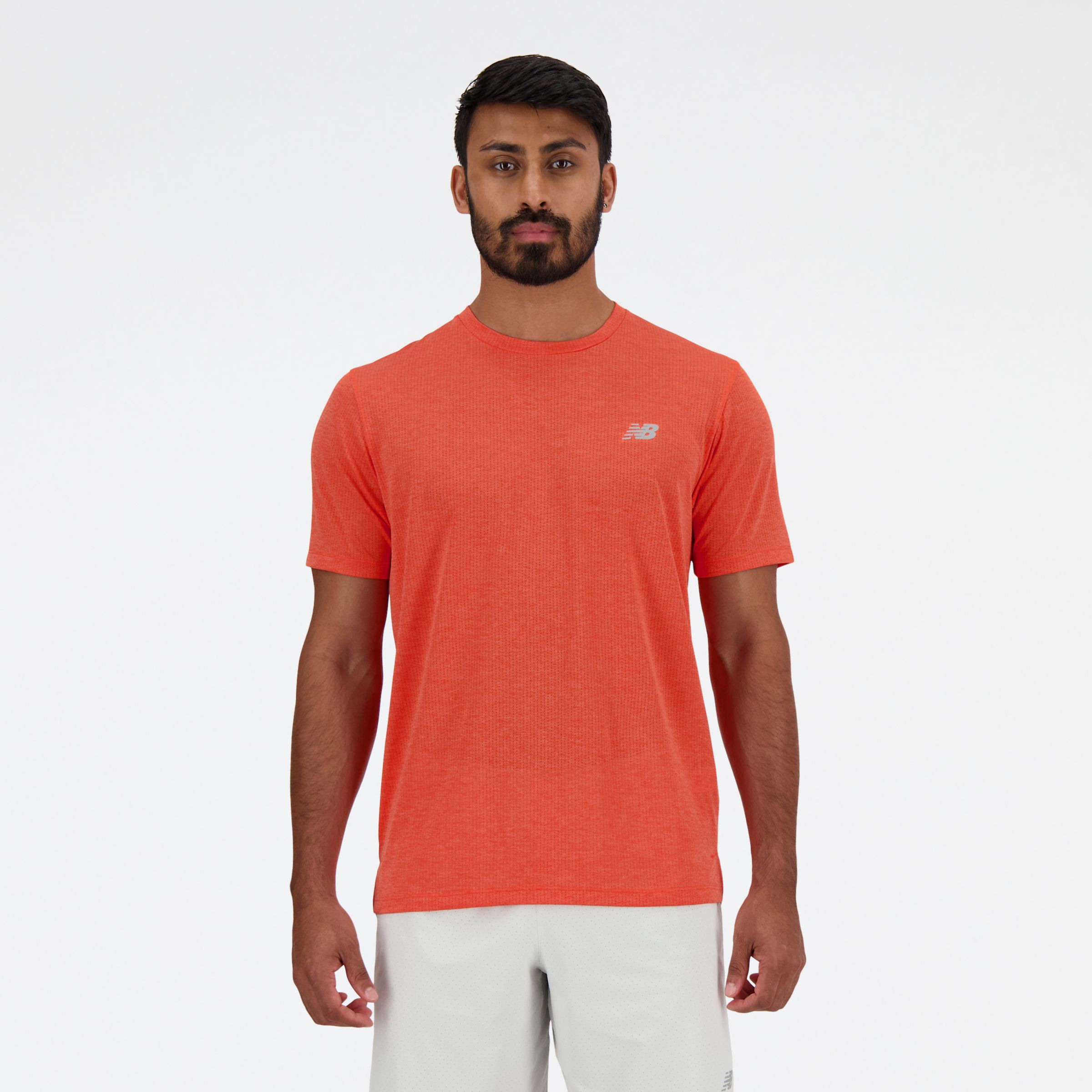 뉴발란스 New Balance Athletics T-Shirt,NEO FLAME HEATHER