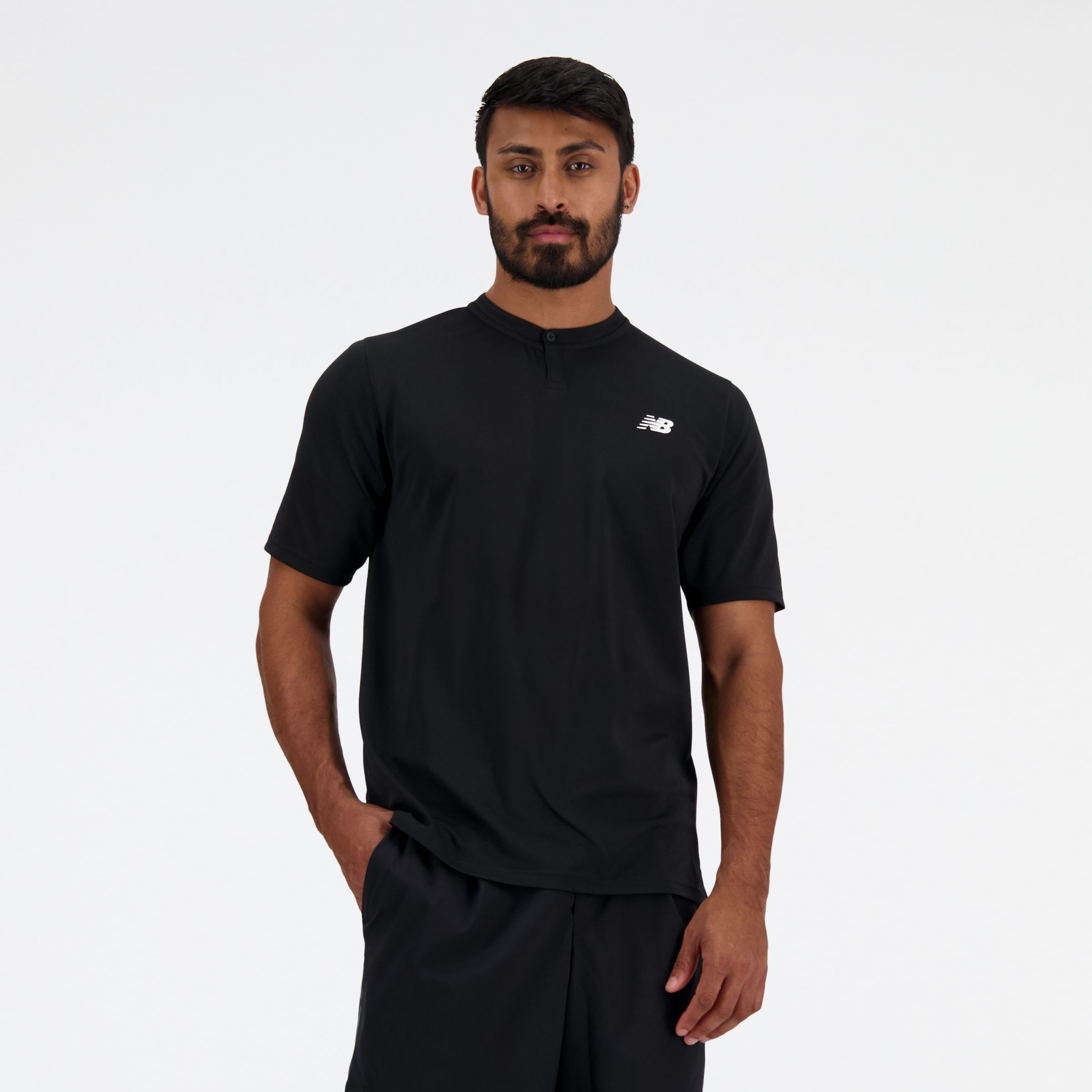 New Balance Men's Tournament Top In Black