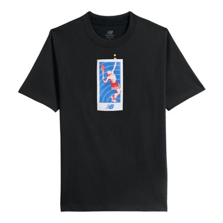 New Balance Coco Gauff Melbourne T Shirt, MT41411BK image number null