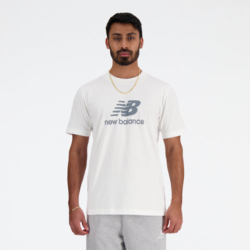 New Balance Men's Sport Essentials Logo T-shirt In White
