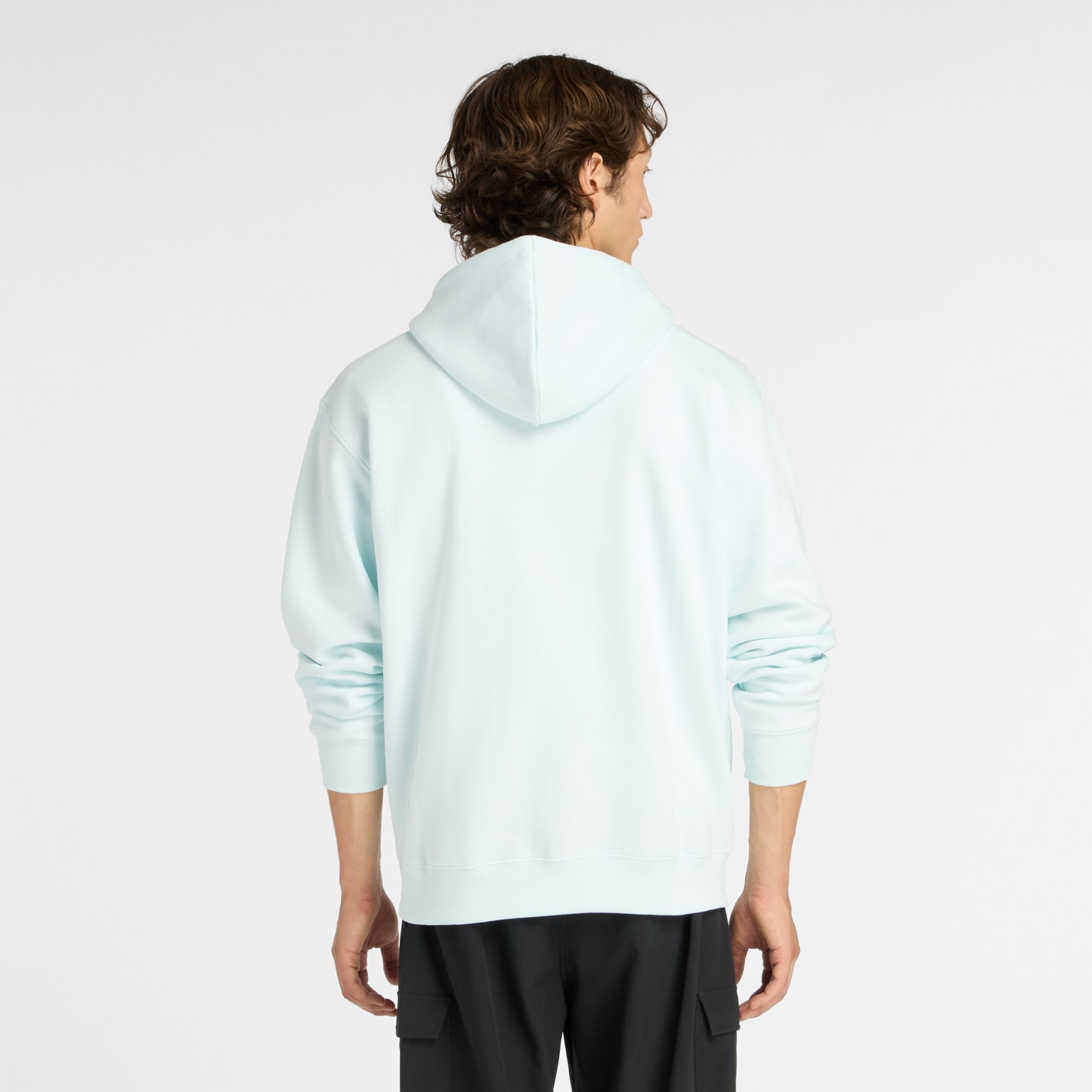 New Balance Sport Essentials スウェット ロゴ フーディ(裏起毛), MT41505AAW