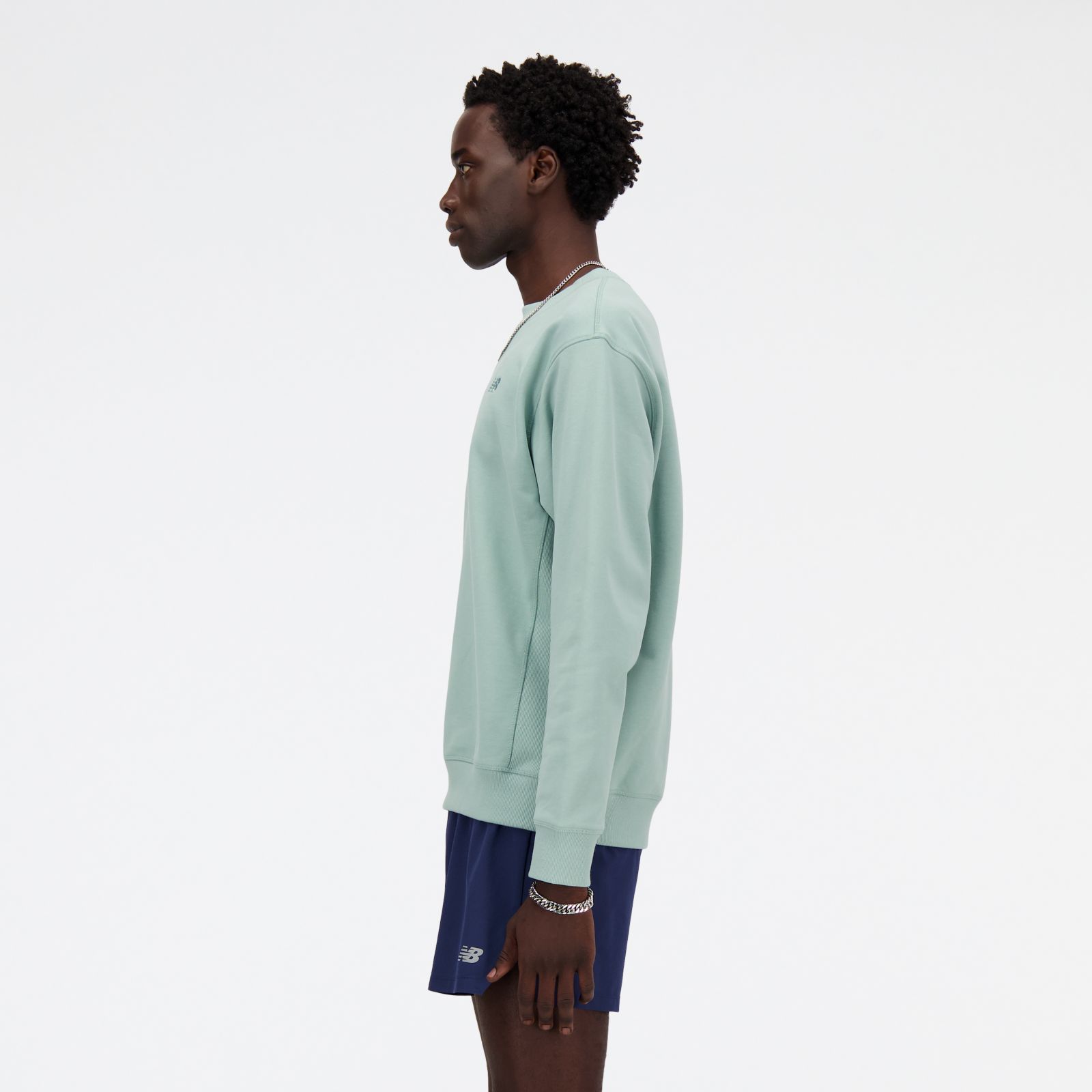 Мужские худи New Balance Athletics French Terry Crew — фото 5