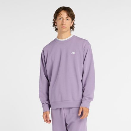 Sport Essentials French Terry Crew, CANDIED VIOLET with WHITE, MT41507AA5