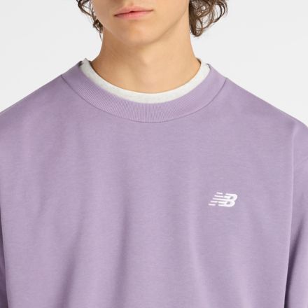 Sport Essentials French Terry Crew, CANDIED VIOLET with WHITE, MT41507AA5