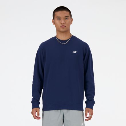 Sport Essentials French Terry Crew, BLACK, MT41507NNY