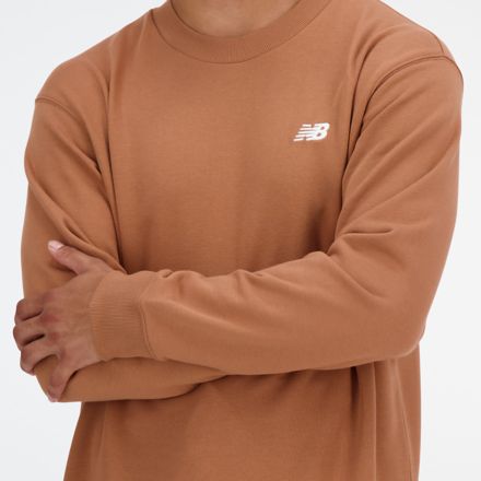 Sport Essentials French Terry Crew, WALNUT, MT41507WUT