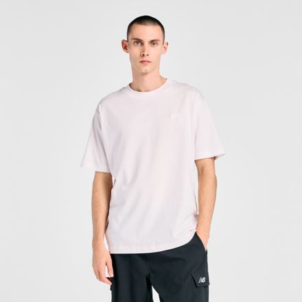 Sport Essentials Cotton T-Shirt, PINK SALT with WHITE, MT41509AAA