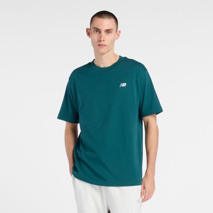 Sport Essentials Cotton T-Shirt, MEDUSA GREEN with WHITE, MT41509AAV
