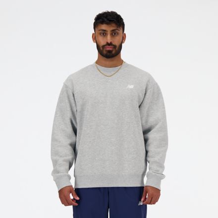 New Balance Men s Sport Essentials Fleece Crew Grey Size S