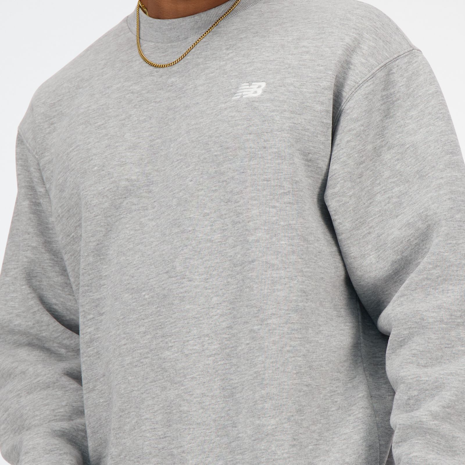 Мужские свитеры New Balance Sport Essentials Fleece Crew — фото 2