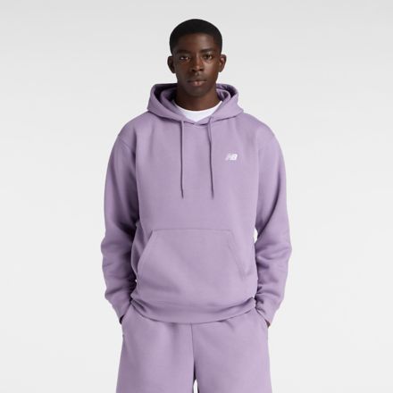 Sport Essentials Fleece Hoodie, CANDIED VIOLET with NB 103 WHITE, MT41511AA5