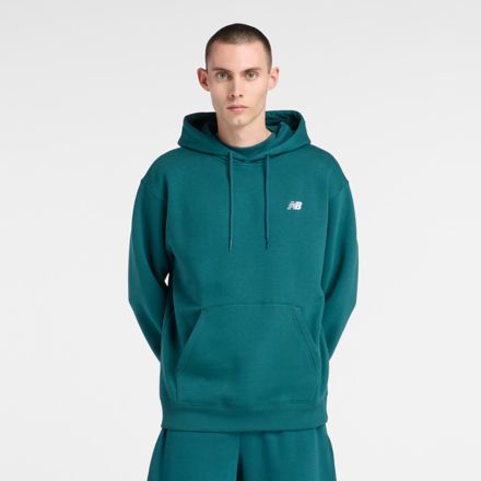 Sport Essentials Fleece Hoodie, BLACK with NB 103 WHITE, MT41511AAV